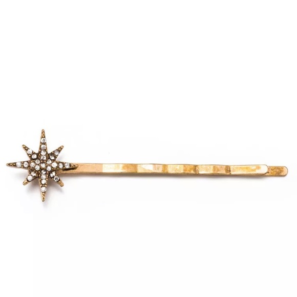 Sexy Set Star & Moon Snowflake Rhinestone Hairpin - Picture 7 of 8